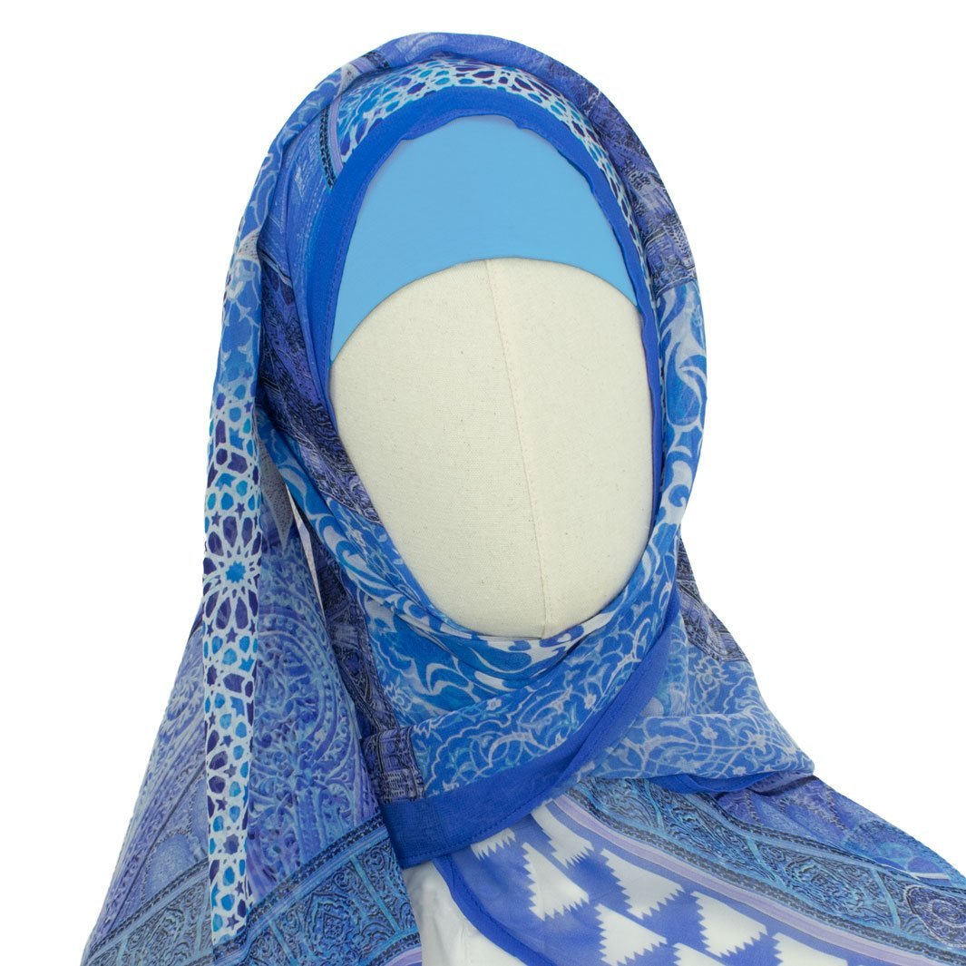 Hijab Style "Praise" in Blau