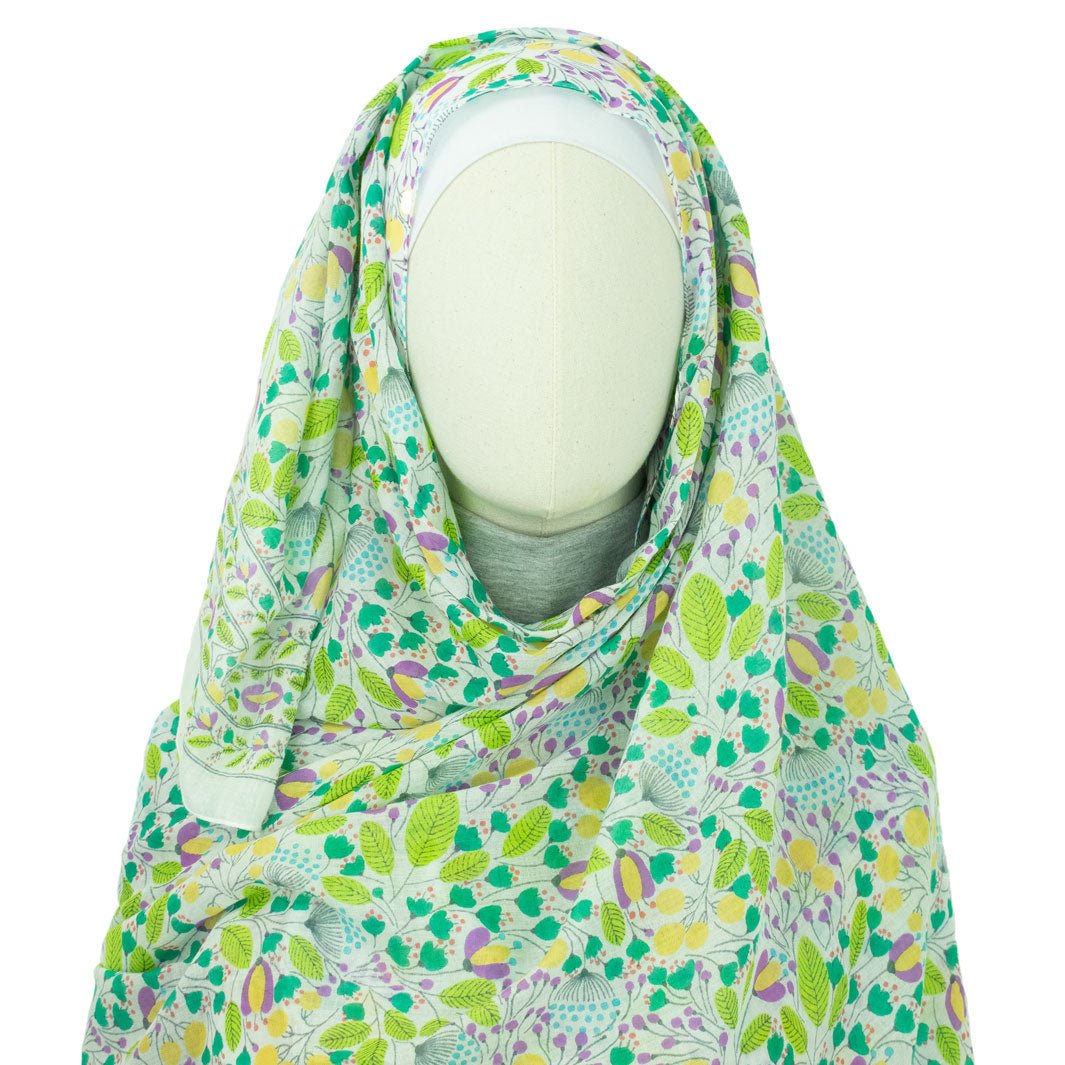 Hijab Azhara Walz Grün