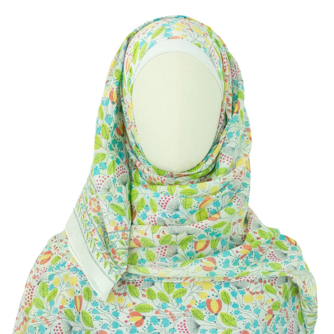 Baumwolle Hijab Azhara Springtime