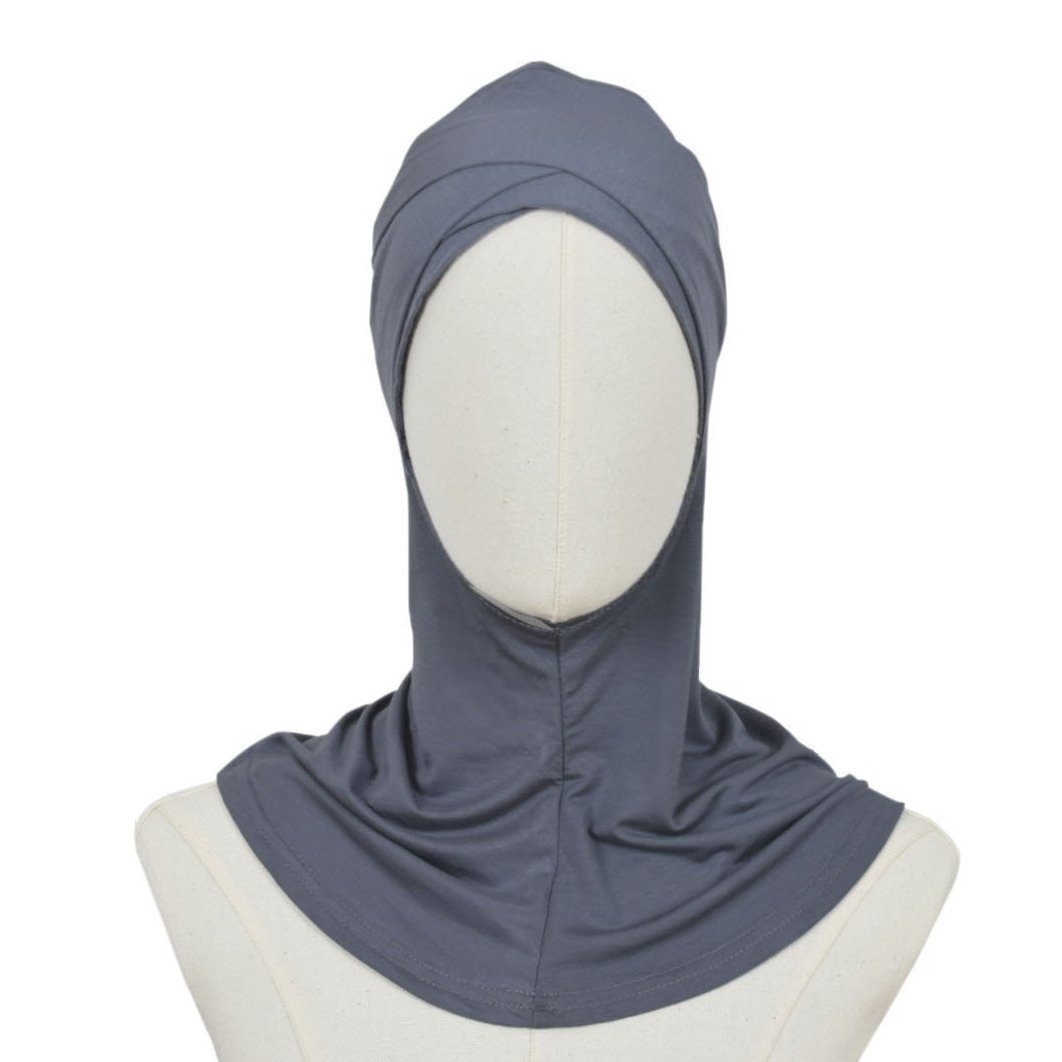 Hijab Untertuch Style in Dunkel-Grau