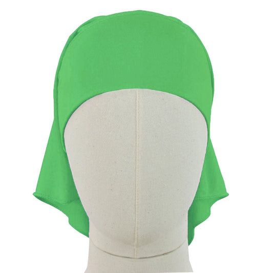 Baumwolle Hijab Untertuch "Flexible" in Hell Grün