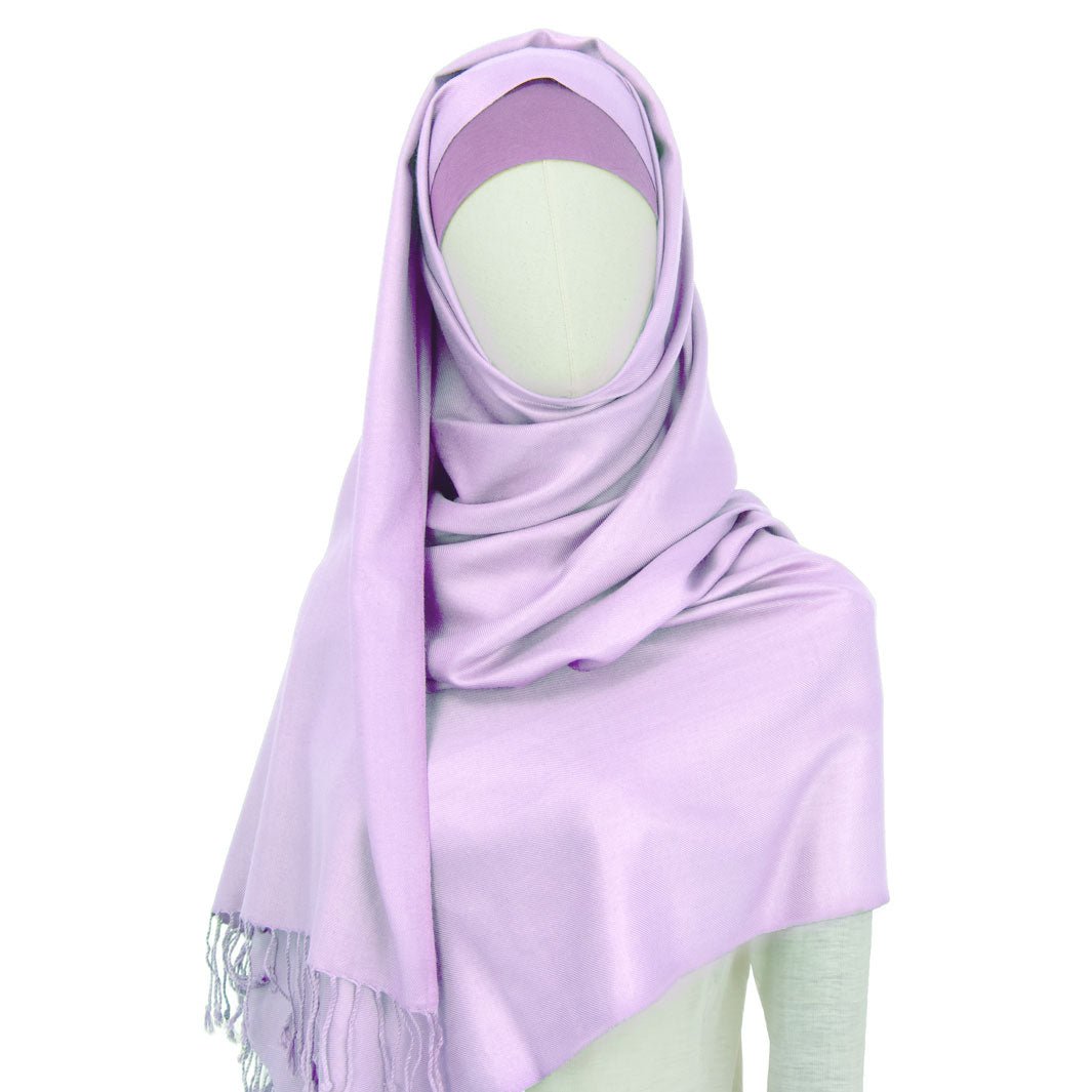 Kopftuch Style: Hijab "Hula" in Samt Lila