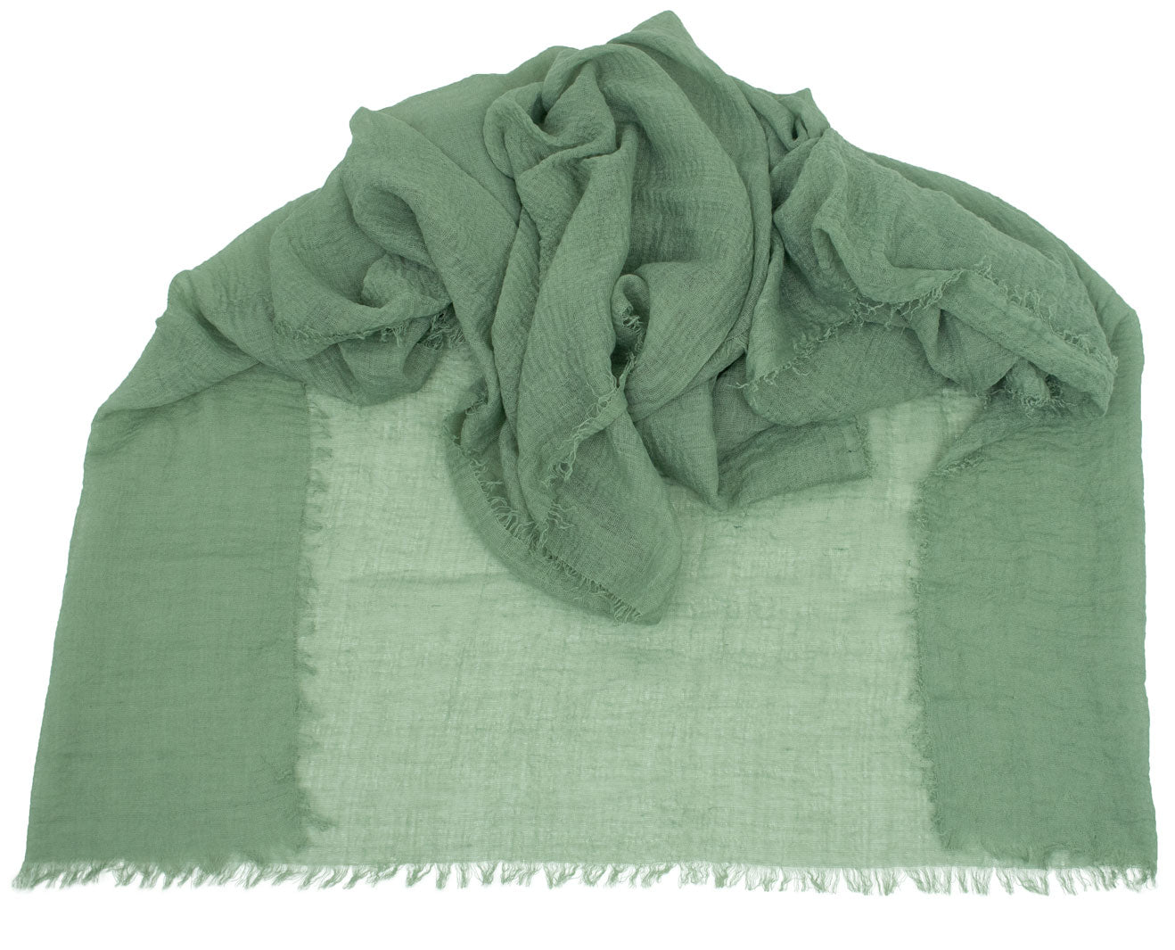 Crinkle Hijab Alya-Seegras Grün