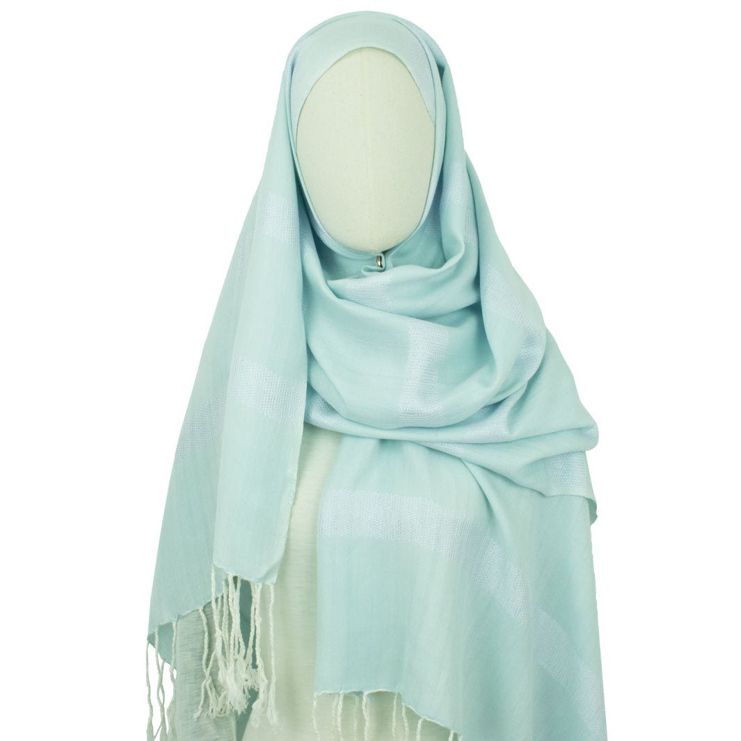 Viscose Hijab Mode  "Hala" Minzgrün